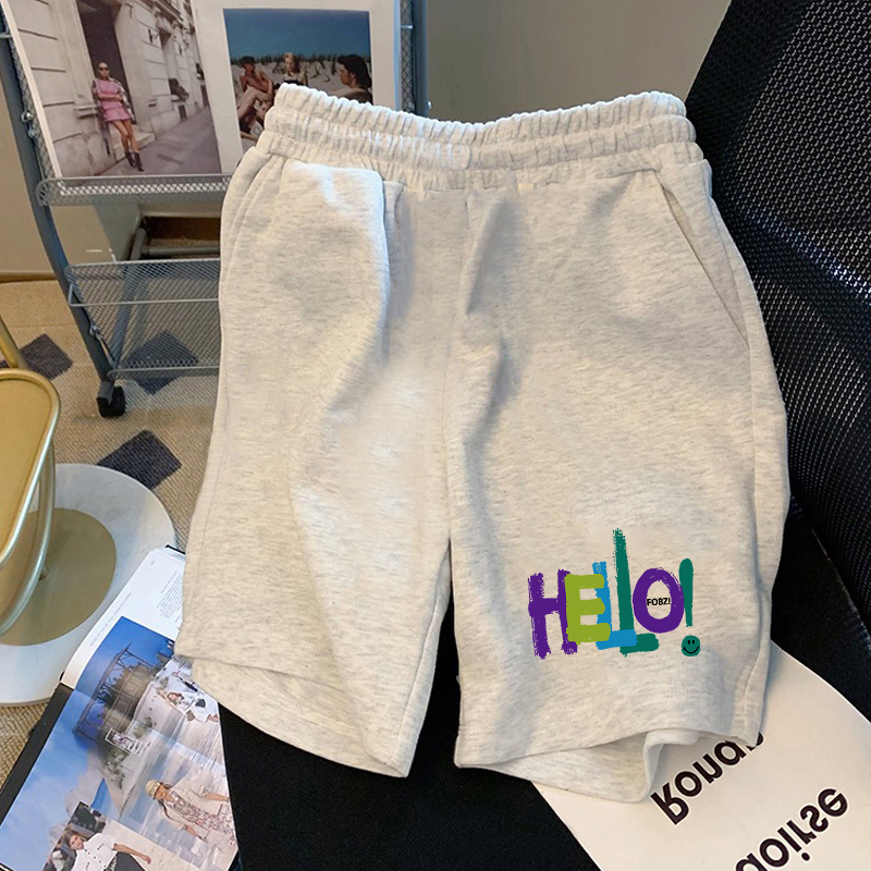 女童纯棉短裤2025夏季新款儿童男童装卫裤休闲裤子潮运动裤五分裤