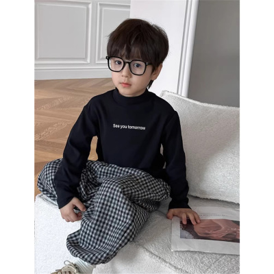 【赠运费险】半高领童装德绒长袖