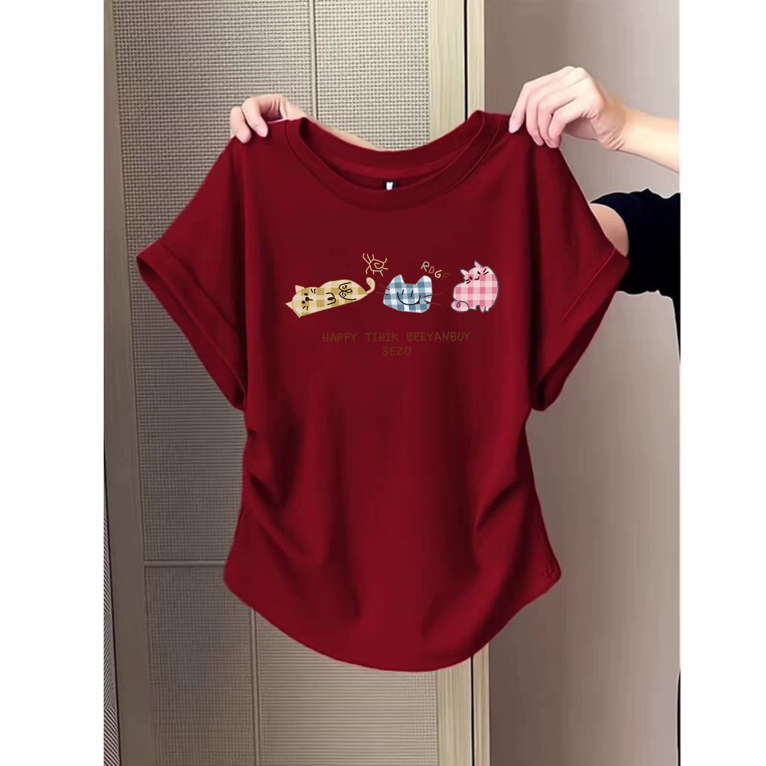 【赠运费险】儿童弧形下摆上衣服