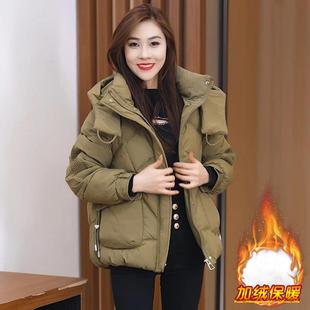 ROUMIKL欧货韩版通勤大码减龄外套女2025冬季新款加绒加厚小香风