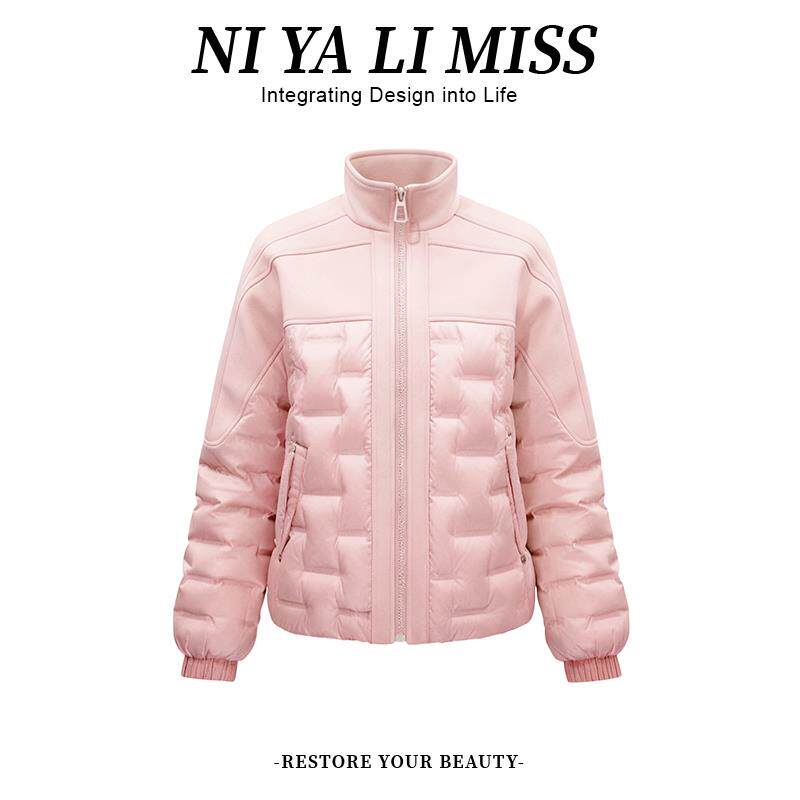 ROUMIKL巨好看的加绒服女款2025冬季新款设计感小众洋气轻薄小袄
