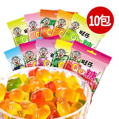 旺旺qq10包整盒休闲办公零食糖果