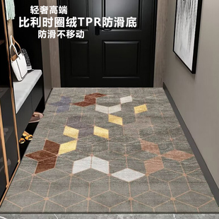 定制高端入户门地垫可裁剪门垫轻奢现代进门玄关脚垫门口地毯家用