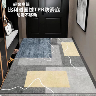 地垫入户门进门地毯门口家用门垫防滑客厅轻奢高级玄关脚垫可裁剪
