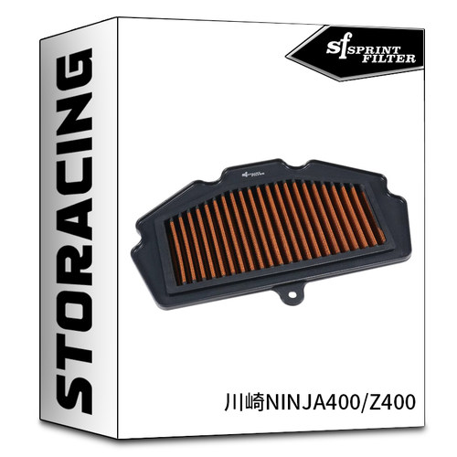 意大利SF SPRINTFILTER高流量空气滤芯空滤适用川崎ZX-6R ZX-4R