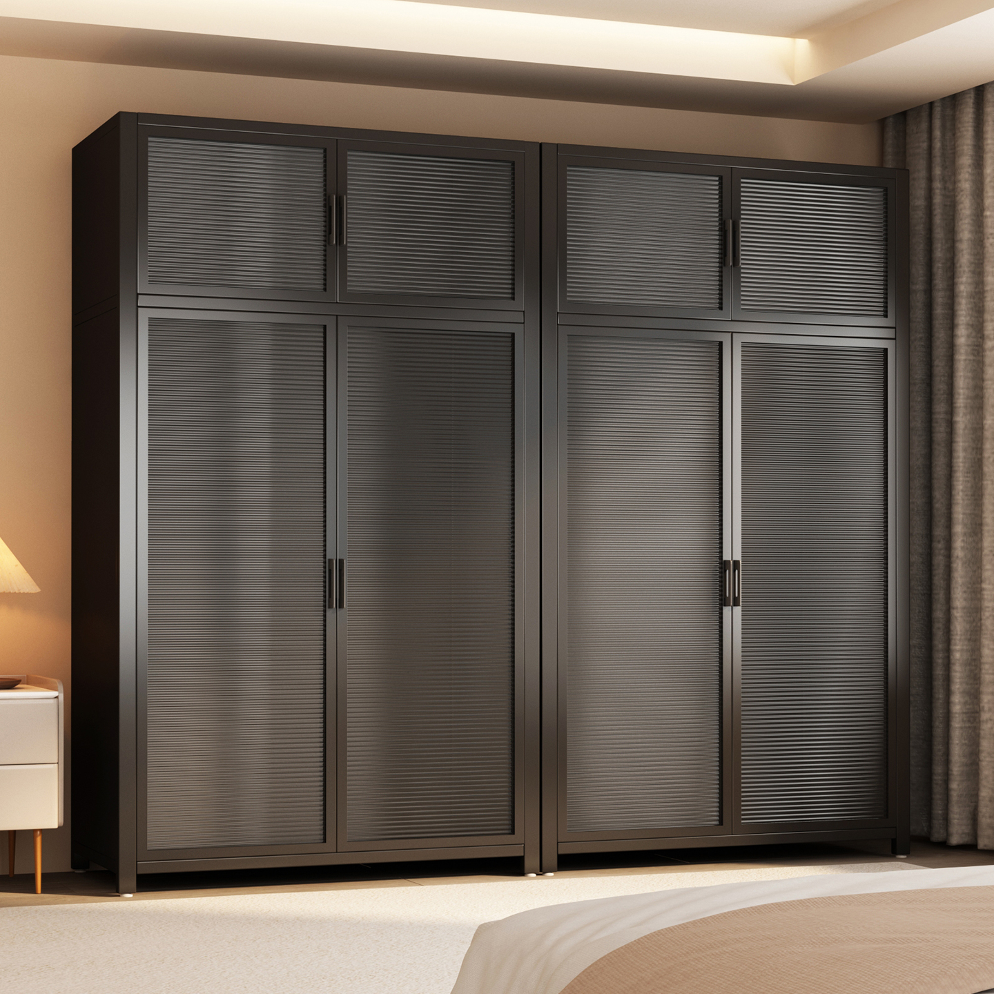 碳钢制衣柜家用出租房简易衣橱