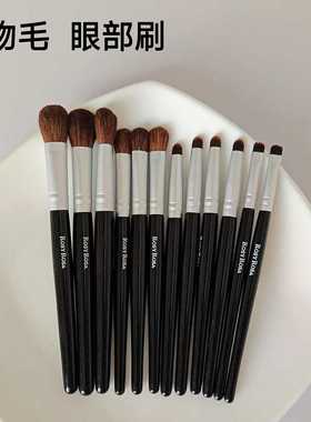 现货日本RosyRosa化妆刷眼影刷鼻影修容刷腮红散粉高光刷长短马毛