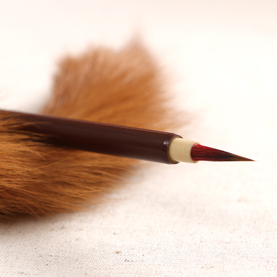 小楷毛笔秀意狼毫小红毛