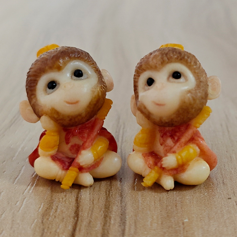 鹿角根付齐天大圣孙悟空猴子配饰