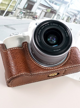 耐影 适用于佳能m50保护套M50二代相机包eos m5微单专用皮套m50II相机底座一代保护壳相机配件