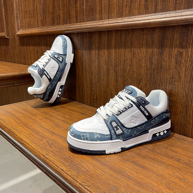 拼色男鞋美式休闲鞋低帮防滑板鞋