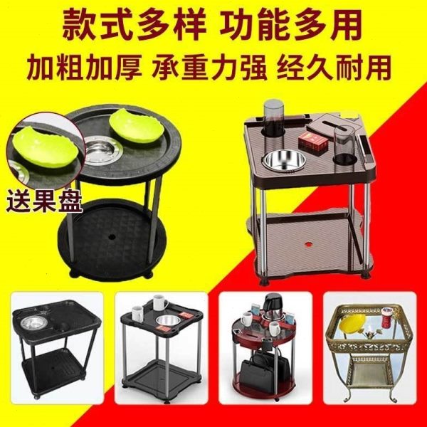 放茶棋牌旁茶水杯塑料机水麻将机茶几茶吧机麻将桌小室茶台小桌架