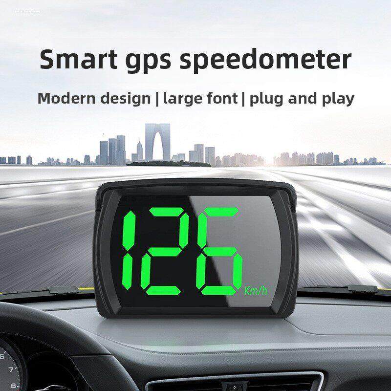 适用于Gps平视显示速度里程表汽车通用汽车数字速度表车速汽车速