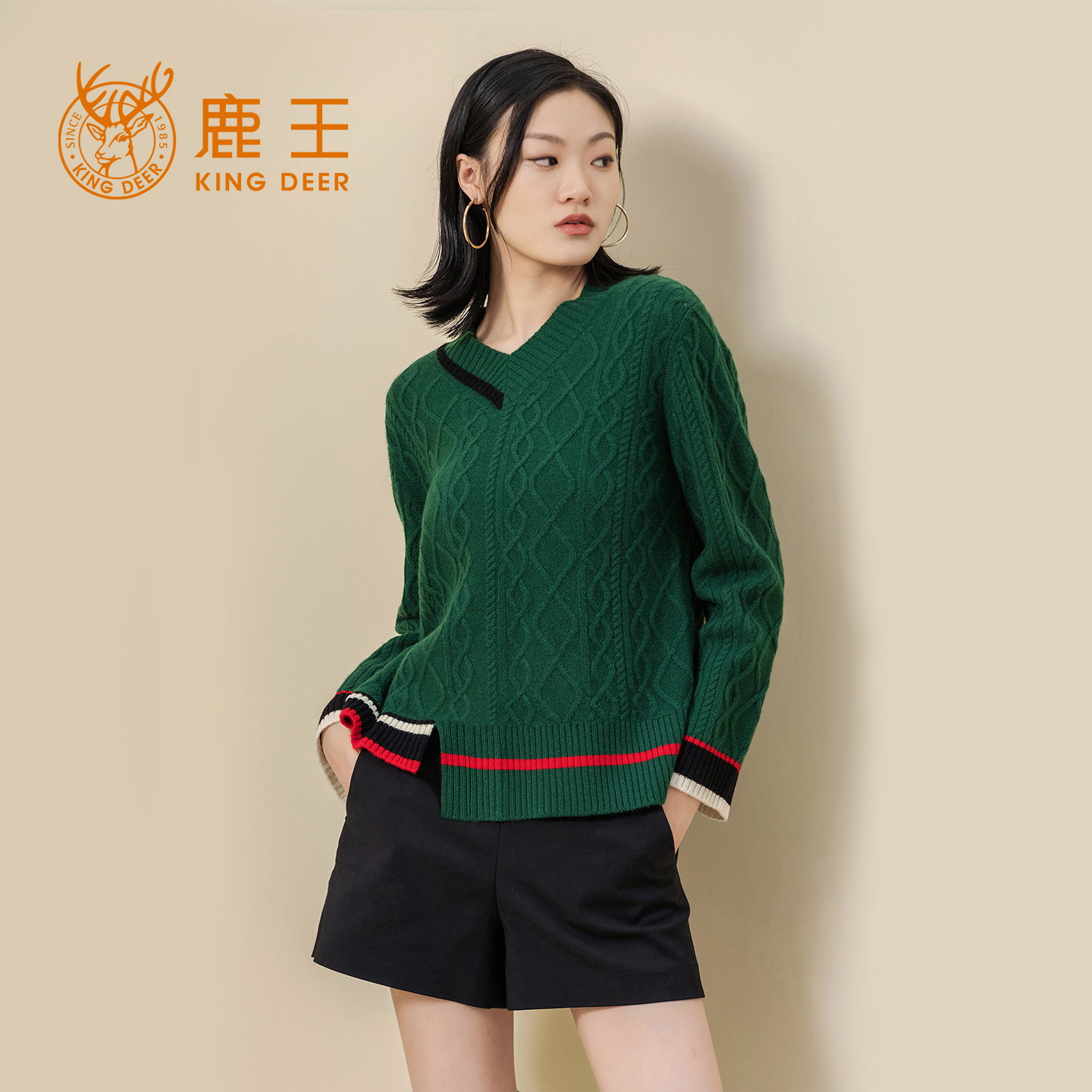 羊绒衫KingDeer/鹿王女士