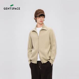 GENTSPACE2025秋季新品男士长袖针织外套
