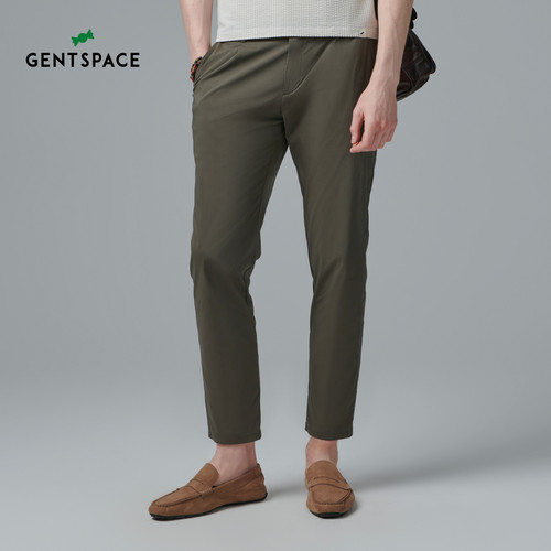 GENTSPACE春夏九分休闲裤男士