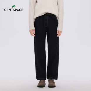 GENTSPACE2025秋季新品经典STRAIGHT FIT宽松直筒休闲牛仔裤男款