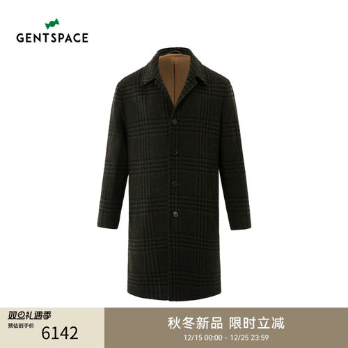 GENTSPACE2025年秋冬新品男士毛呢大衣