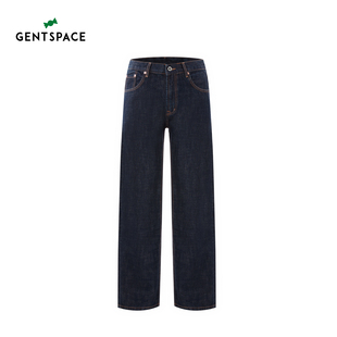 GENTSPACE2025秋冬新品棉质直筒男士牛仔裤