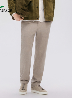 GENTSPACE2025年秋季新品宽松STRAIGHT FIT时尚男士休闲裤
