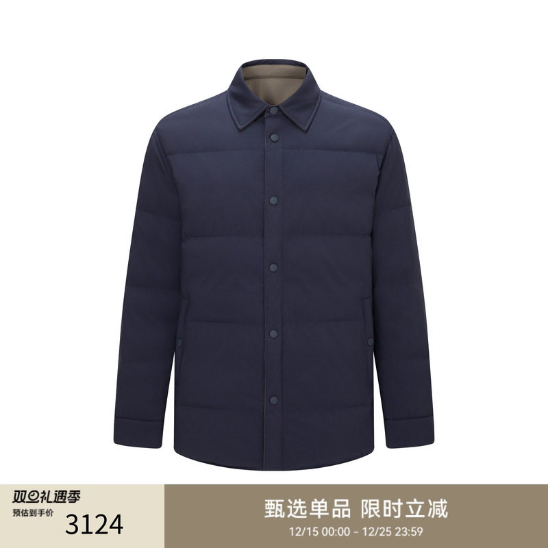 GENTSPACE24秋冬双面穿羽绒服男
