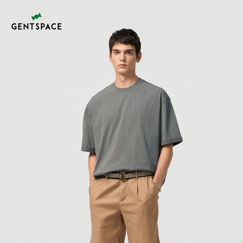 GENTSPACE基础圆领潮流短袖T恤