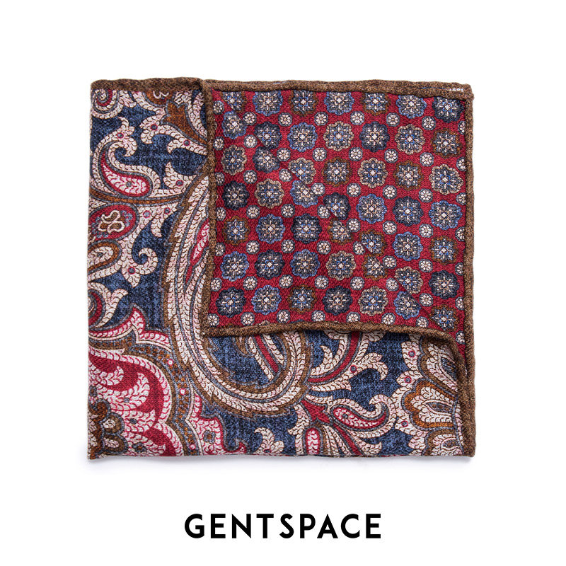 GENTSPACE桑蚕丝口袋巾