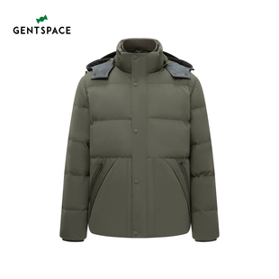 【EasyCity系列】GENTSPACE 冬季新款休闲宽松羽绒服外套男