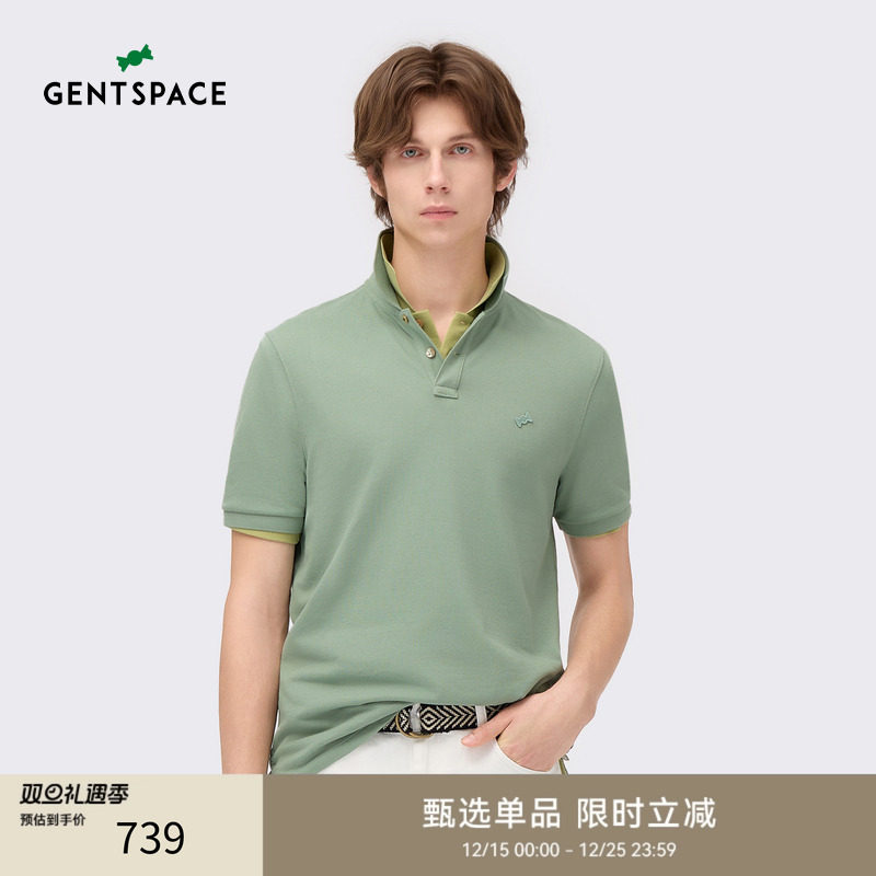 商场同款GENTSPACE休闲短袖Polo