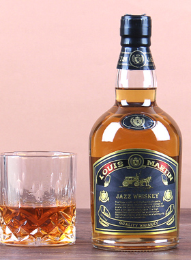 洋酒路易玛迪尼爵士威士忌洋酒xo白兰地40度700ml双支礼袋装包邮