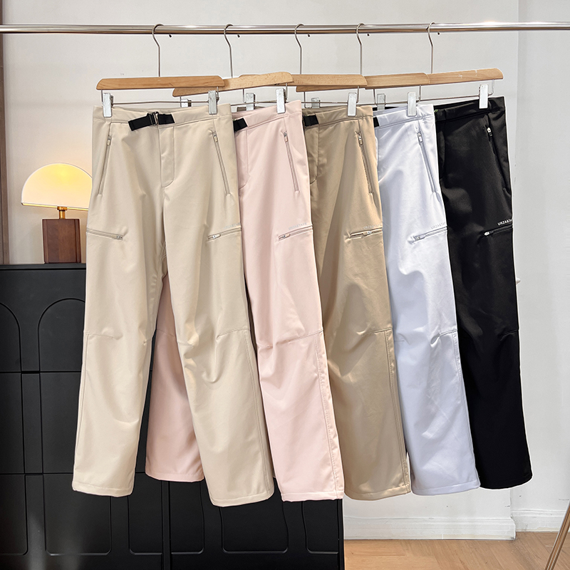 防风防水软壳裤薄绒保暖工装裤