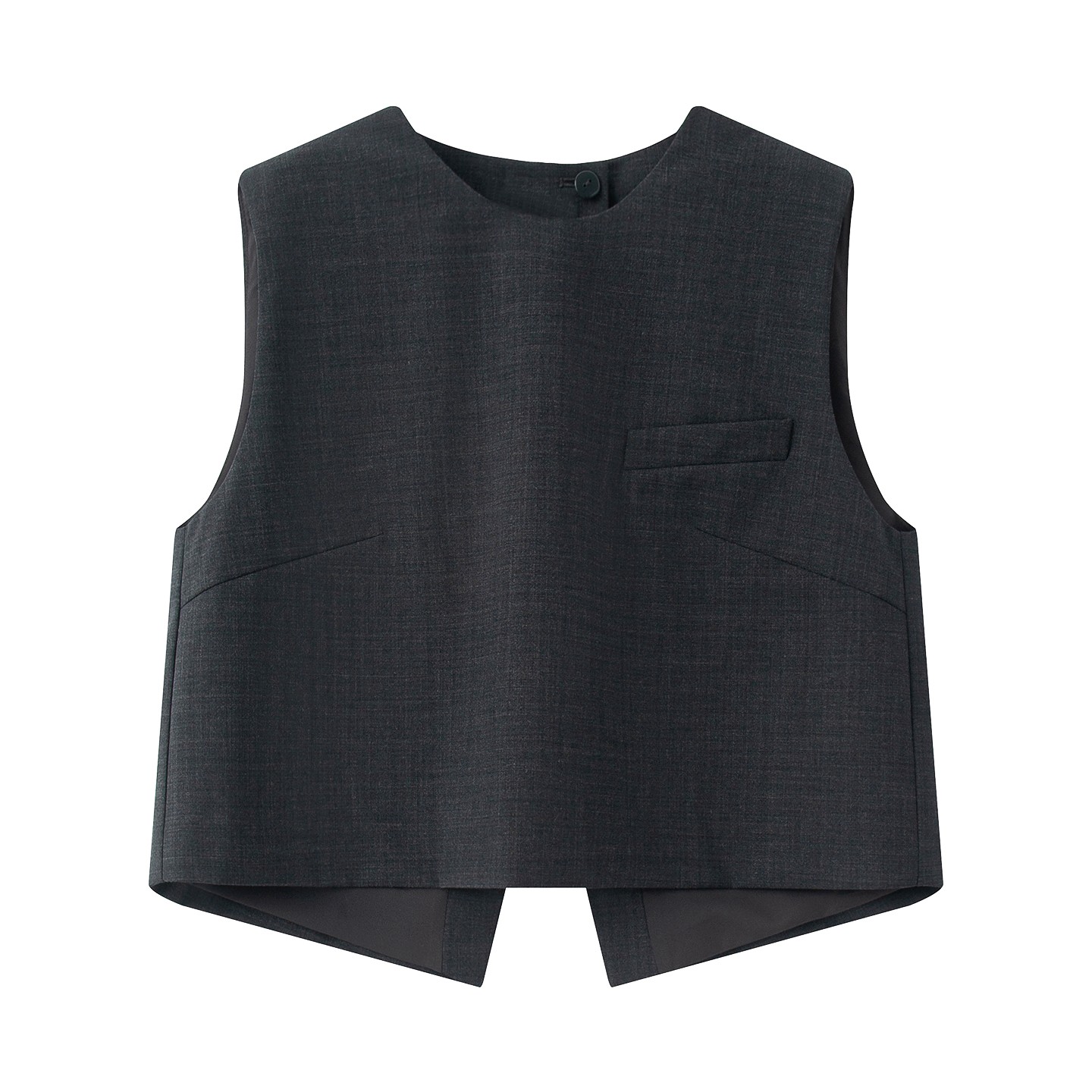 时尚气质无袖马甲背心上衣女