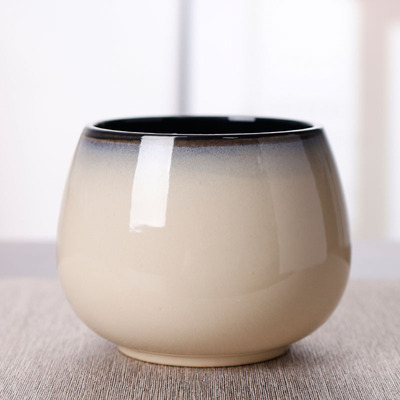 高端陶瓷茶渣缸家用桌面茶渣缸