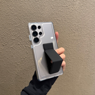 ultra保護套s23外殼p十U指環5G透明plus支架亞克力軟邊硬殼黑色綠色 適用三星Galaxy手機殼S25防摔s24新款