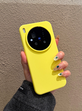 适用vivo手机壳x300防摔pro新款por保护套p外壳5G液态硅胶耐脏软糯纯色ins女款可爱/黄色绿色