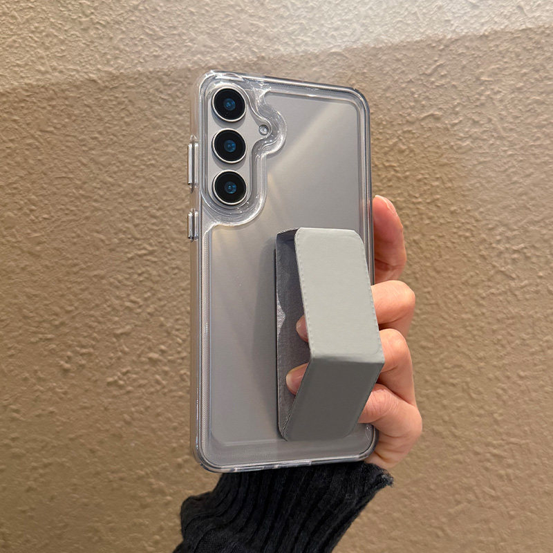 适用三星Galaxy手机壳S25防摔s24新款ultra保护套5G外壳U透明+防丢case十指环支架s23手机套samsung
