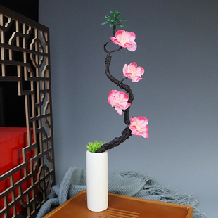 日料刺身摆盘装饰花草菜品盘饰围边酒店餐厅雅致假花创意拼盘点缀