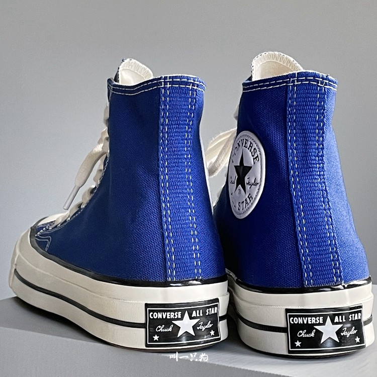 converse匡威1970s夏秋季学院蓝宝石蓝高帮低帮男女帆布鞋168509c