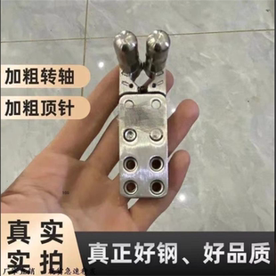 夹弹器撒放器神撒不锈钢配件两轴联动304散放器射aa自动复位夹弹