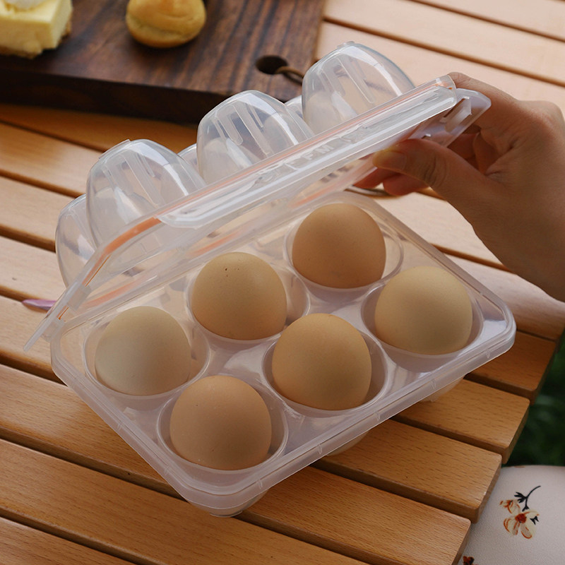 fire-maple火枫户外露营野餐便携防震密封塑料6格鸡蛋收纳保护盒