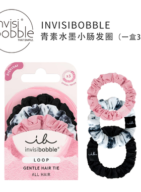 24年新款 invisibobble发饰一盒三入百搭紧实不伤发学生无痕发圈