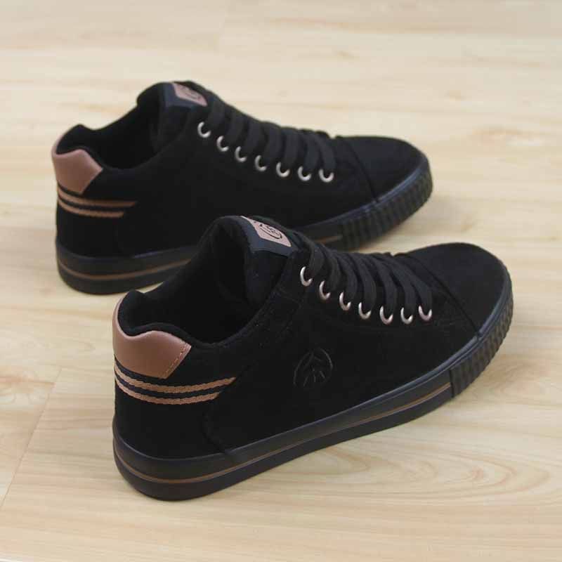 人本加绒保暖棉鞋子女2025年冬季新款韩版绒面棉靴学生平底短靴女,女鞋,高帮鞋,淘宝优惠券,粉丝福利购,淘宝优惠卷