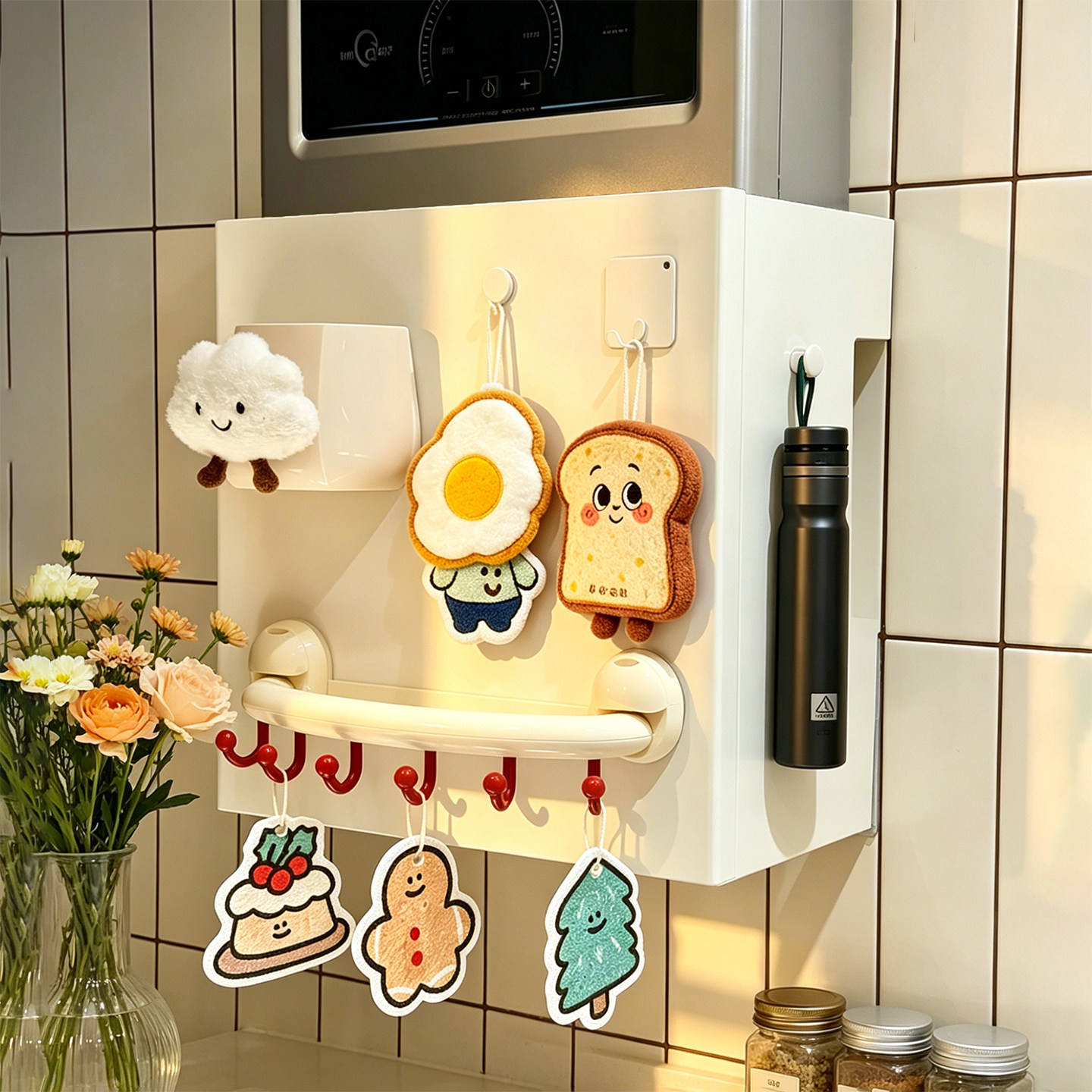 当我给热水器管道遮挡后~绝了！图片