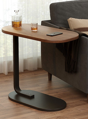 沙发边几客厅家用侧边柜可移动迷你床头床边置物架阳台茶几小桌子