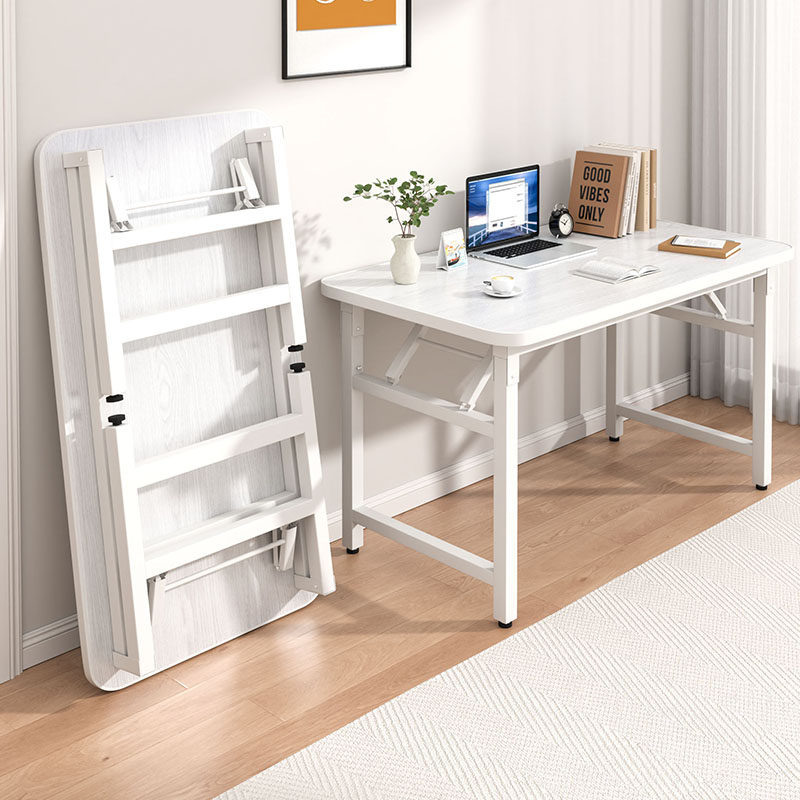 可折叠电脑桌会议桌长条桌台式电脑桌家用办公桌卧室小桌子简易