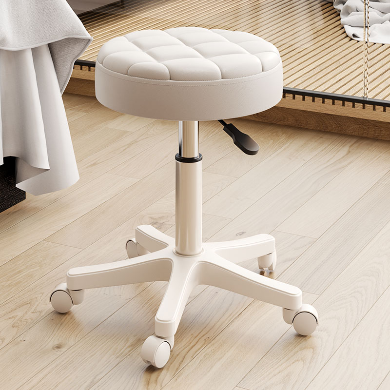 美容凳子滑轮理髲店椅美容院专用大工凳升降转椅圆凳美发美甲椅子