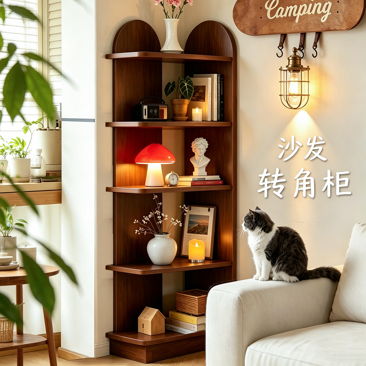 超绝利用空间【转角书架】