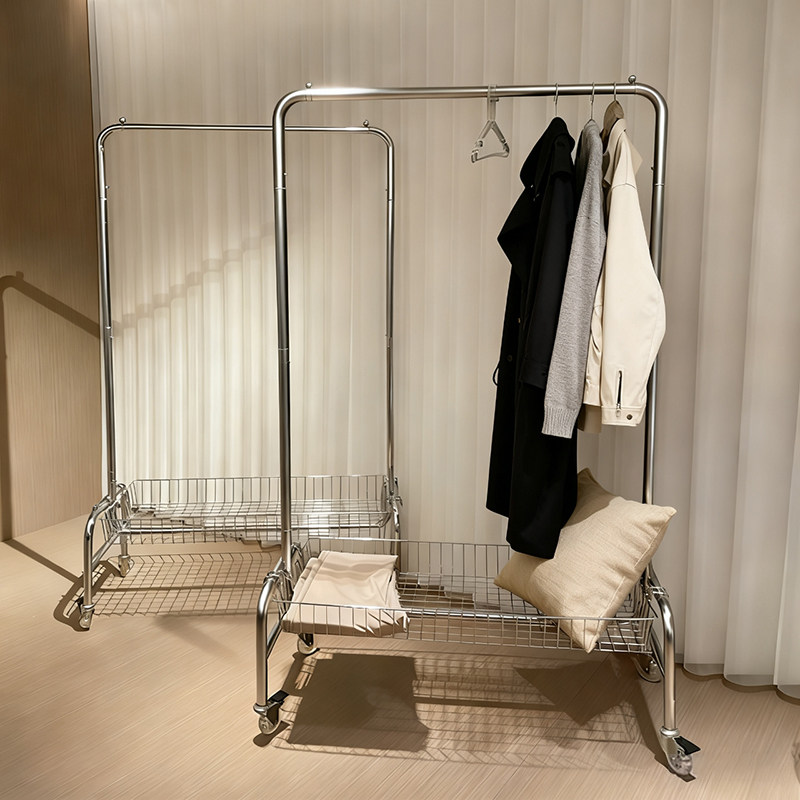 服装店展示架专用置物架货架陈列架移动挂衣架落地卧室衣服收纳架,商业/办公家具,服装展示架,淘宝优惠券,粉丝福利购,淘宝优惠卷
