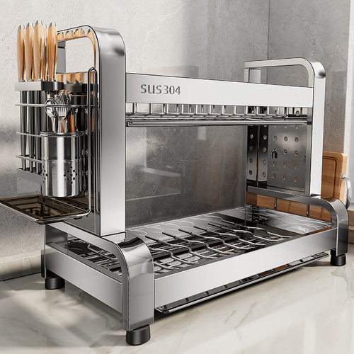 304不锈钢多功能沥水碗架