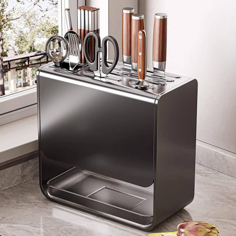 免安装不锈钢厨房刀架